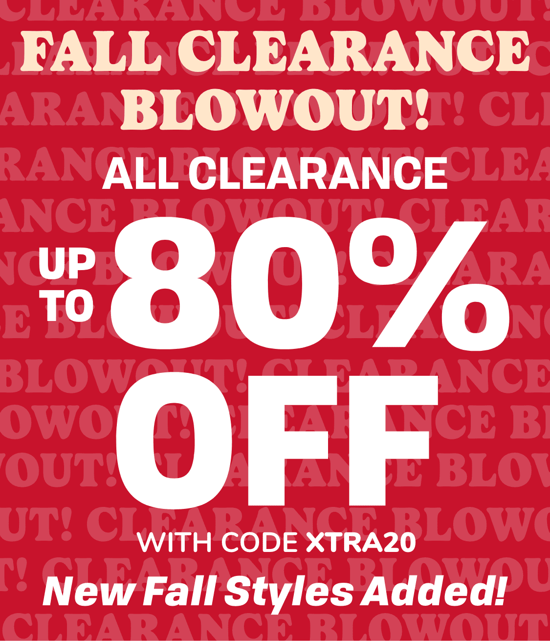 All Clearance 70-80% Off