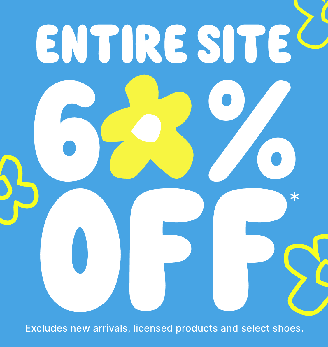60% OFF entire site