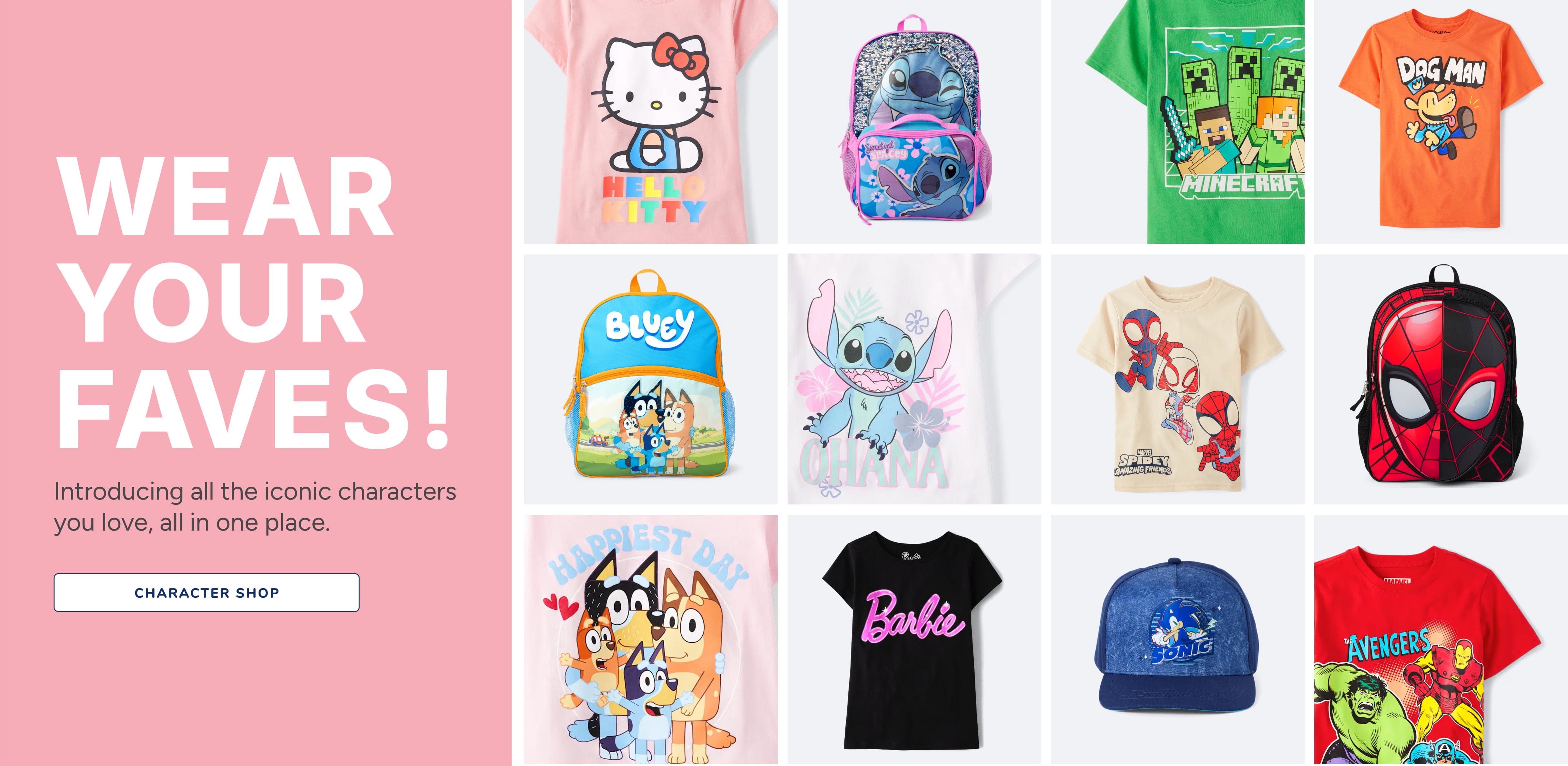 Tienda de personajes