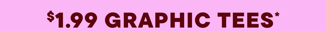The image displays the word "GRAPHIC" in large, bold, burgundy-colored letters against a bright pink background.