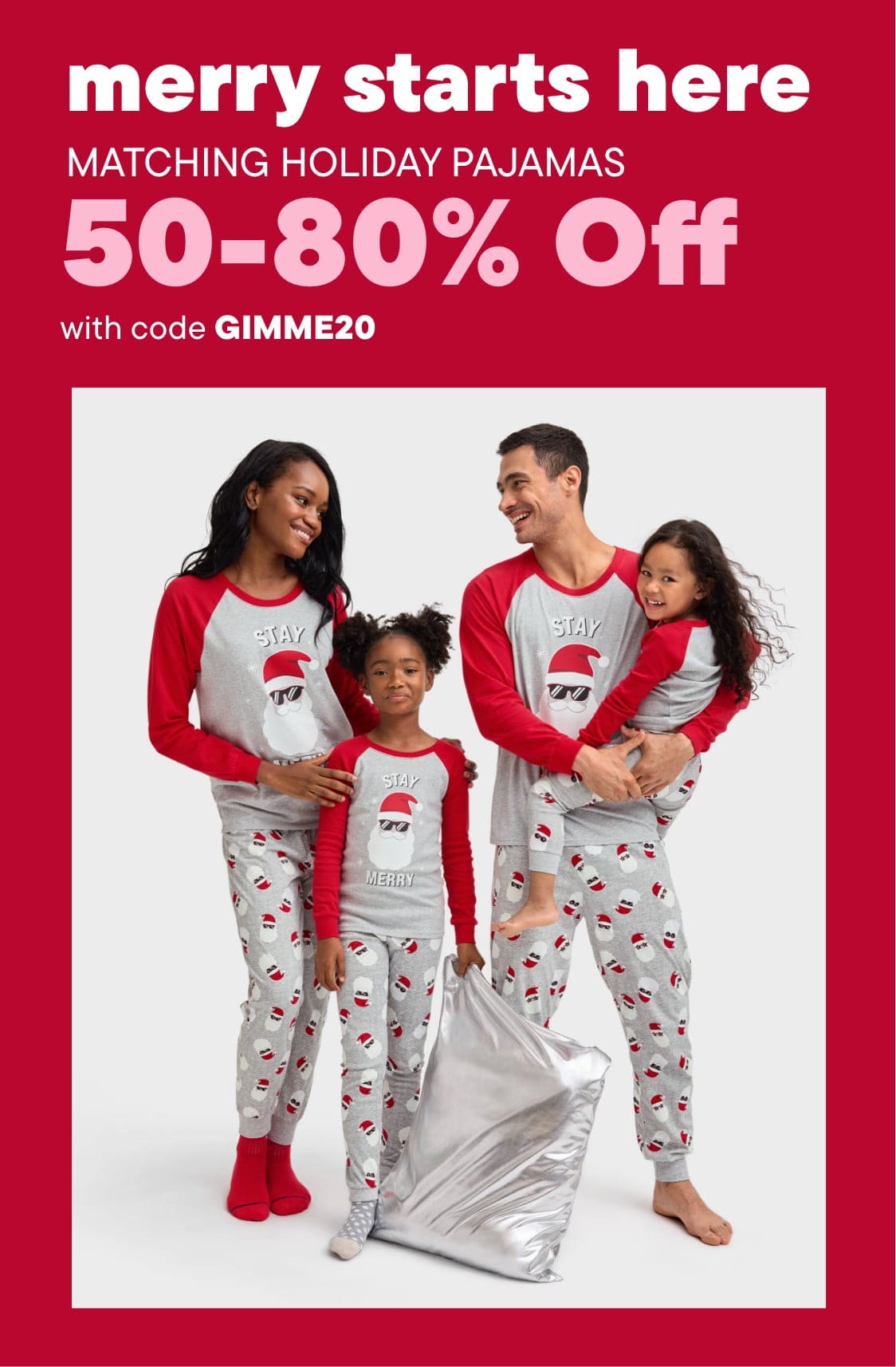 The image features two groups of people in vibrant, colorful outfits posing against a plain white background. The group on the left is wearing red and white checkered clothing, while the group on the right is wearing floral-patterned dresses in shades of pink and green.
