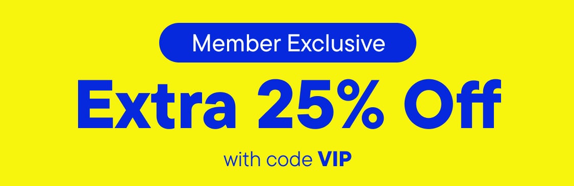 "Extra 25% Off with code PLACE25"