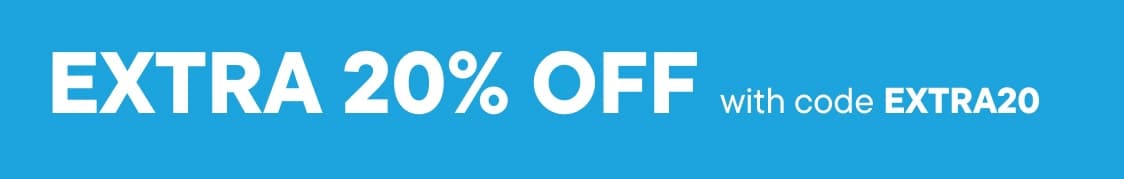 Extra 20% Off  with code EXTRA20