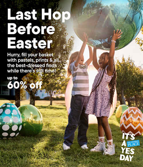 The image depicts a colorful and festive Easter scene, with a person holding a large Easter egg and standing in a grassy outdoor setting surrounded by other decorated Easter eggs.