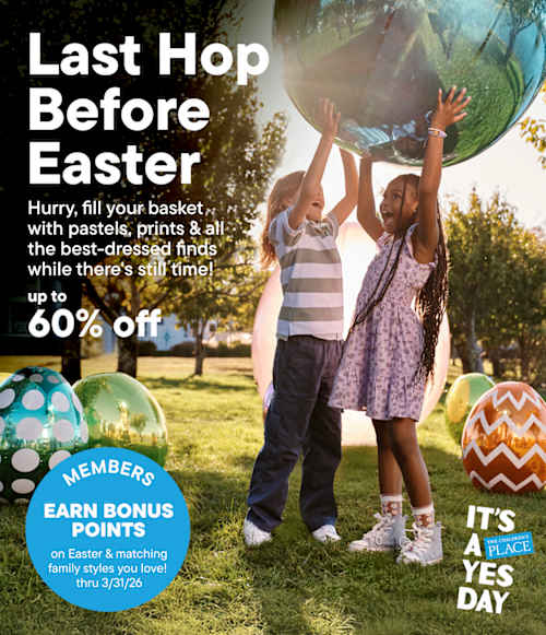 The image depicts a colorful and festive Easter scene, with a person standing in the foreground holding a large Easter egg, surrounded by other decorated eggs on the grass in a park-like setting.