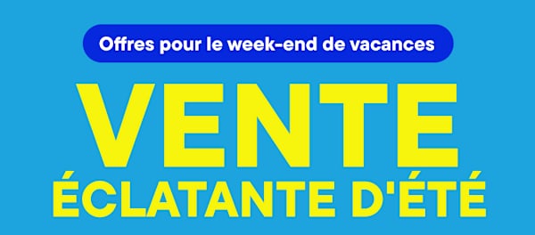 « OFFRES SPÉCIALES POUR LE WEEK-END DES FÊTES | SOLDES D'ÉTÉ ! »
