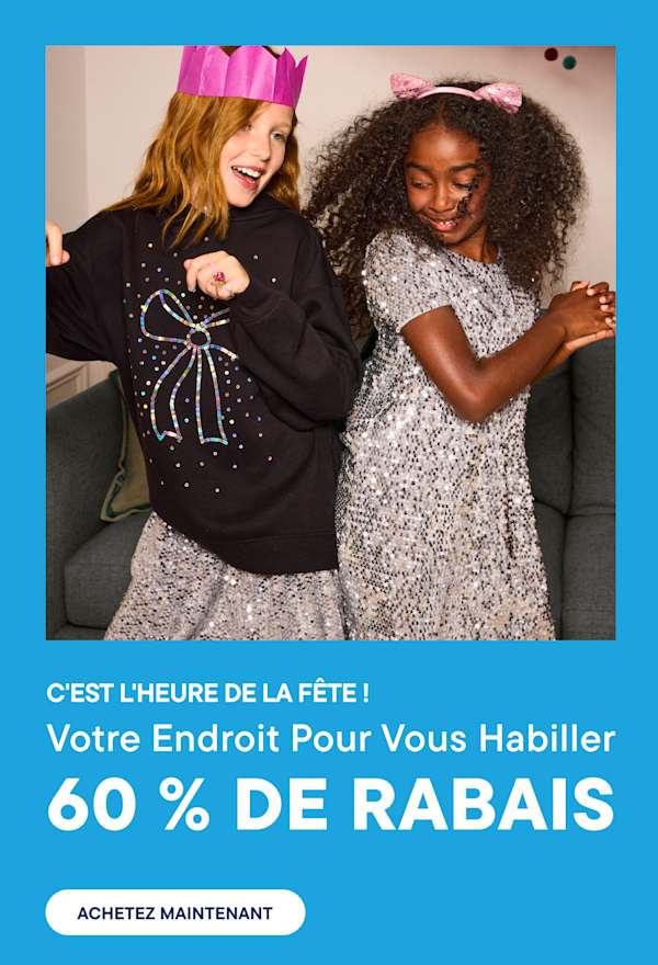 Votre boutique pour vous habiller avec 60 % de réduction