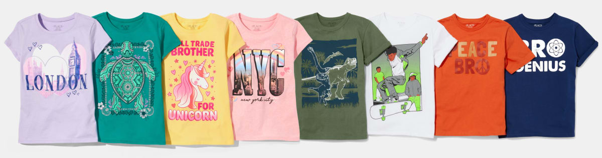 All Graphic Tees $3.99 & UP