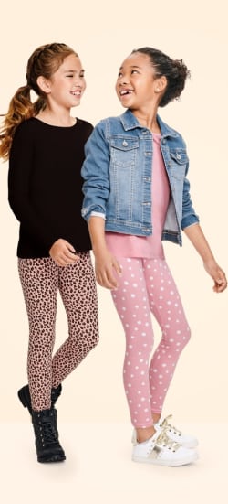 Girls cozy leggings clearance