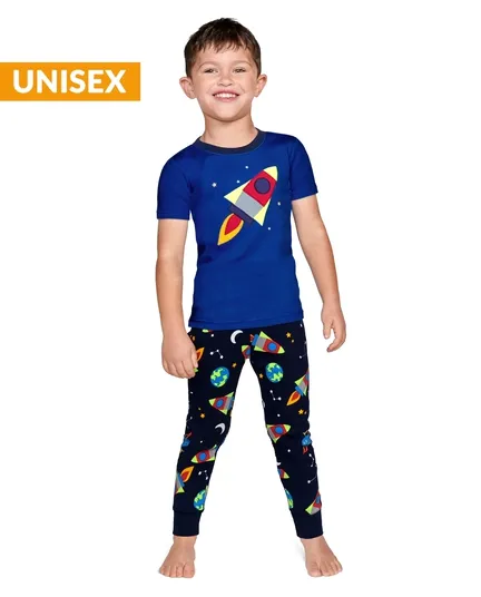 Pijama de algodón de 2 piezas con ajuste ceñido unisex de manga corta Future Astronaut - Gymmies