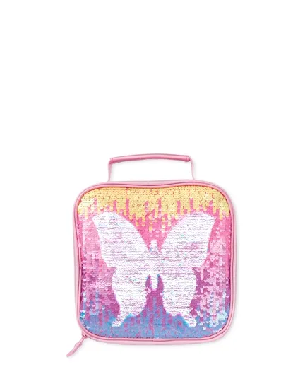 Fiambrera de mariposa con lentejuelas Flip para niñas