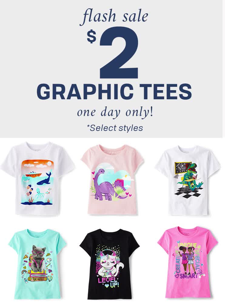 Graphic Tee Flash Sale 