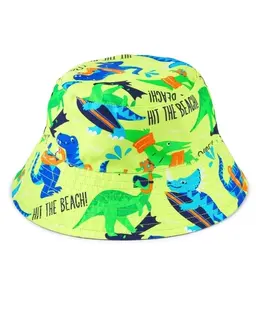 Boys Reversible Dino Bucket Hat - Splish-Splash