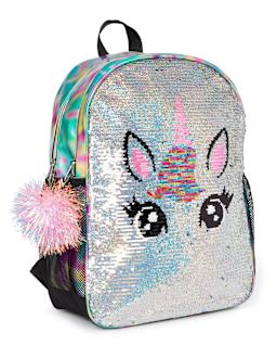 Girls Metallic Flip Sequin Unicorn Backpack MULTI The Children s Place CA