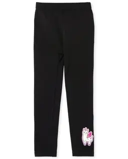 Leggings Niña Lenticular Llama Forro Polar