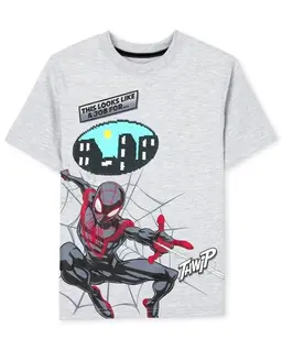 Camiseta con estampado de Spider-Man para niños