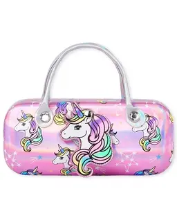 Girls Unicorn Lenticular Sunglasses Case