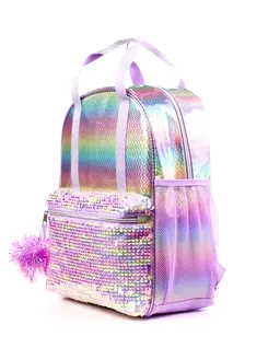 Sac à dos à sequins métallisés pour fille