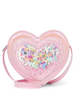 Girls Shakey Butterfly Heart Bag
