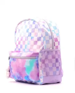 Sac à dos à carreaux pour fille