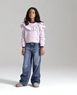 Kids Ripped Baggy Jeans