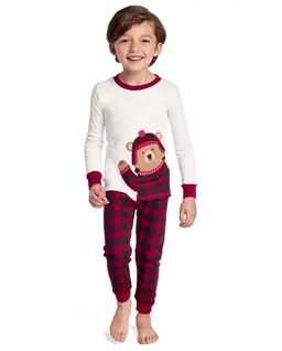 Unisex Bear Cotton 2-Piece Pajamas - Gymmies
