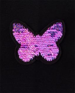  Linqin Girls' Leggings Butterflies and Unicorns Purple