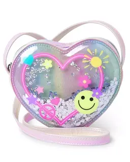Girls Rainbow Heart Icon Bag