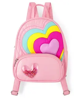 Girls Heart Mini Backpack