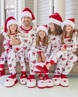 Matching Family Pajamas - Santa's Sleigh Collection