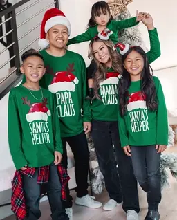 Matching Family Graphic Tees - Iconic Santa Squad Collection