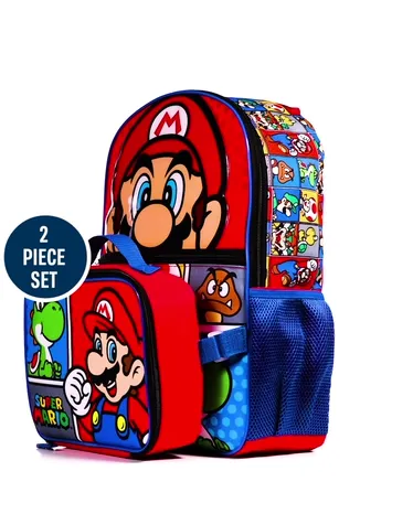 Boys Mario Backpack 2-Piece Set - view 1