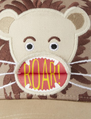 Boys Peek-A-Boo Lion Hat - Summer Safari