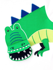 Camiseta T-Rex bordada para niños - Dino Dude