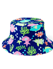 Boys Sea Life Bucket Hat - Splish-Splash