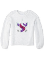 Sueter Con Pestanas De Unicornio Con Lentejuelas Y Manga Larga Para Ninas De cama de pestanas de unicornio pegatinas. sueter con pestanas de unicornio y lentejuelas para ninas
