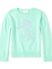 flip sequin sweater
