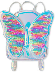 Girls CRAZY 8 Flip Sequin Butterfly Holographic Mini Backpack
