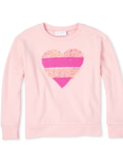 Girls flip sequin sweatshirt Clearance