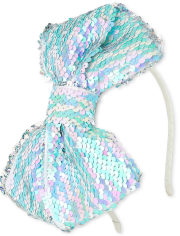 Girls Flip Sequin Bow Headband