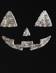 Sweat-shirt tunique assorti pour filles, maman et moi, Halloween, paillettes, citrouille