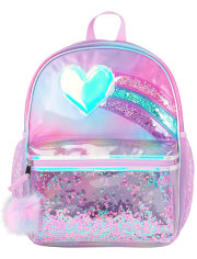 Girls Shakey Rainbow Backpack