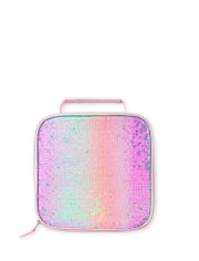 Boîte à lunch à paillettes arc-en-ciel pour filles