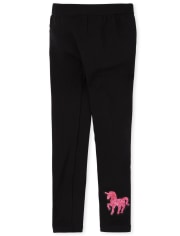 Girls Flip Sequin Fleece Lined Leggings 2-Pack