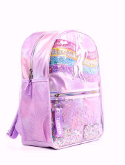Girls Confetti Shaker Unicorn Backpack | The Children's Place - MULTI CLR