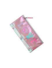 Girls Holographic Love Pencil Case