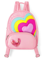 Girls Heart Mini Backpack