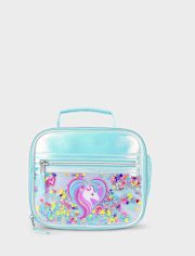 Girls Crackle Shakey Unicorn Lunchbox