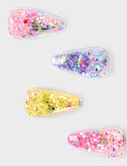 Girls Shakey Candy Bear Hair Clip 4-Pack