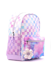 Girls Checkered Backpack 2-Piece Set